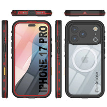 Load image into Gallery viewer, Étui IP68 imperméable iPhone 17 Pro, Punkcase [Red] [série StudStar] [Slim Fit]
