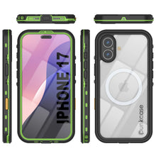 Load image into Gallery viewer, Étui IP68 imperméable iPhone 17, Punkcase [vert clair] [série StudStar] [Slim Fit] [Dirtoproof]
