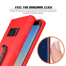 Load image into Gallery viewer, Galaxy Note 8 Case, Punkcase Magnetix Protective TPU Cover W/ Kickstand, Screen Protector [Red] 
