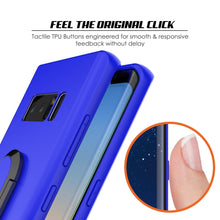 Load image into Gallery viewer, Galaxy Note 8 Case, Punkcase Magnetix Protective TPU Cover W/ Kickstand, Screen Protector [Blue] 
