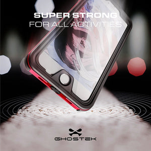 iPhone 8+ Plus Waterproof Case, Ghostek® Atomic 3.0 Pink Series 