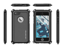 Load image into Gallery viewer, iPhone SE/5S/5 Waterproof Case, Ghostek® Nautical Black Series| Underwater | Aluminum Frame (Color in image: Teal)
