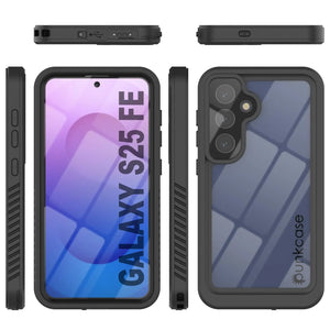 Galaxy S25 FE résistant à l'eau/antichoc [Série Extrême] avec étui de protection d'écran [Noir]