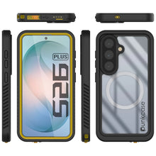 Load image into Gallery viewer, Coque étanche pour Galaxy S26 Plus, Punkcase [Extreme Mag Series] Armor Cover avec protection d'écran intégrée [Jaune]
