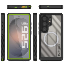 Load image into Gallery viewer, Coque ultra étanche pour Galaxy S26, Punkcase [Extreme Mag Series] Armor Cover avec protecteur d'écran intégré [Vert]
