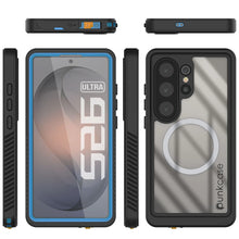 Load image into Gallery viewer, Coque ultra étanche pour Galaxy S26, Punkcase [Extreme Mag Series] Armor Cover avec protecteur d'écran intégré [Bleu]
