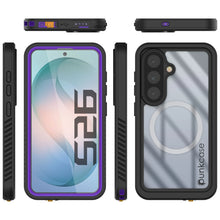 Load image into Gallery viewer, Coque étanche pour Galaxy S26, Punkcase [Extreme Mag Series] Armor Cover avec protecteur d'écran intégré [Violet]
