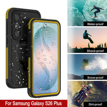 Load image into Gallery viewer, Coque étanche pour Galaxy S26 Plus [Série Kickstud 2.0] Housse de protection IP68 avec protection d'écran et béquille [Jaune]
