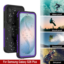 Load image into Gallery viewer, Coque étanche pour Galaxy S26 Plus [Série Kickstud 2.0] Housse de protection IP68 avec protection d'écran et béquille [Violet]
