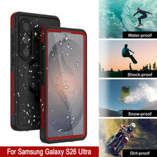 Load image into Gallery viewer, Coque ultra étanche pour Galaxy S26 [Série Kickstud 2.0] Housse de protection IP68 avec protection d'écran et béquille [Rouge]
