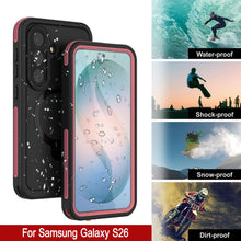 Load image into Gallery viewer, Coque étanche pour Galaxy S26 [Série Kickstud 2.0] Housse de protection IP68 avec protecteur d'écran et béquille [Rose]
