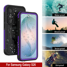 Load image into Gallery viewer, Coque étanche pour Galaxy S26 [Série Kickstud 2.0] Housse de protection IP68 avec protecteur d'écran et béquille [Violet]
