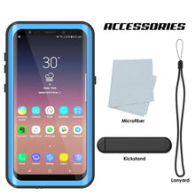 Load image into Gallery viewer, Galaxy S9 Waterproof Case PunkCase StudStar Light Blue Thin 6.6ft Underwater IP68 ShockProof (Color in image: light green)
