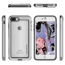 Charger l&#39;image dans la galerie, iPhone 7+ Plus Case, Ghostek®  Atomic Slim Series  for iPhone 7+ Plus Rugged Heavy Duty Case[SILVER] (Color in image: Pink)
