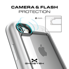 Load image into Gallery viewer, iPhone 7 Case, Ghostek®  Atomic Slim Series  for iPhone 7 Rugged Heavy Duty Case [SILVER] (Color in image: Gold)
