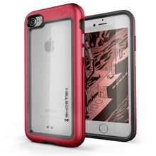 Load image into Gallery viewer, iPhone 7 Case, Ghostek®  Atomic Slim Series  for iPhone 7 Rugged Heavy Duty Case [RED] (Color in image: Red)
