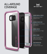 Charger l'image dans la galerie, Galaxy S7 EDGE Waterproof Case, Ghostek Atomic 2.0 Pink Shock/Dirt/Snow Proof | Lifetime Warranty (Color in image: Red)

