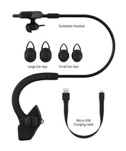 Load image into Gallery viewer, Headphones Bluetooth, Ghostek Earblades Pink Sweatproof Bluetooth 4.1 Headphones Water Resistant (Color in image: white / black)
