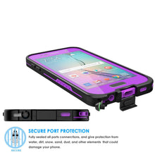 Load image into Gallery viewer, Galaxy S6 Waterproof Case, PunkCase SpikeStar Purple Water/Shock/Dirt/Snow Proof | Lifetime Warranty (Color in image: teal)
