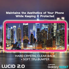 Load image into Gallery viewer, Note 7 Case Punkcase® LUCID 2.0 Pink Series w/ PUNK SHIELD Screen Protector | Ultra Fit (Color in image: teal)
