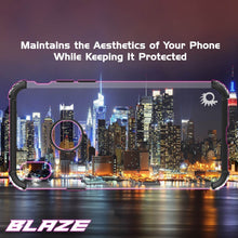 Charger l&#39;image dans la galerie, iPhone X Case, Punkcase [BLAZE SERIES] Protective Cover W/ PunkShield Screen Protector [Shockproof] [Slim Fit] for Apple iPhone 10 [Black] (Color in image: Silver)
