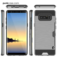 Load image into Gallery viewer, Galaxy Note 8 Case, PUNKcase [SLOT Series] Slim Fit  Samsung Note 8  [Grey] (Color in image: Navy)
