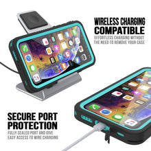 Charger l&#39;image dans la galerie, iPhone 11 Waterproof Case, Punkcase [Extreme Series] Armor Cover W/ Built In Screen Protector [Teal] (Color in image: Light Blue)
