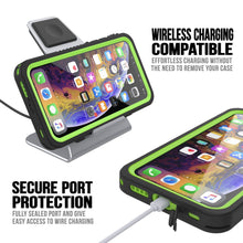 Charger l&#39;image dans la galerie, iPhone 11 Waterproof Case, Punkcase [Extreme Series] Armor Cover W/ Built In Screen Protector [Light Green] (Color in image: Black)
