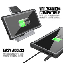 Charger l&#39;image dans la galerie, Punkcase Galaxy Note 10+ Plus Case, [Spartan Series] Black Rugged Heavy Duty Cover W/Built in Screen Protector (Color in image: Pink)
