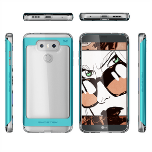 LG G6 Case, Ghostek® Cloak 2.0 Teal Series w/ Explosion-Proof Screen Protector | Aluminum Frame 