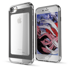 Load image into Gallery viewer, iPhone 8 Case, Ghostek® Cloak 2.0 Series for Apple iPhone 8 Slim Protective Armor Case Cover | Explosion-Proof Screen Protector | Aluminum Frame | TPU Shell | Warranty | Ultra Fit (Black) (Color in image: Black)
