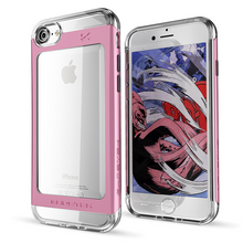 Load image into Gallery viewer, iPhone 7 Case, Ghostek  Cloak 2.0 Pink Series w/ ExplosionProof Screen Protector | Aluminum Frame (Color in image: Pink)
