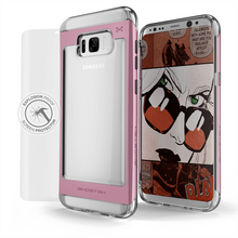 Load image into Gallery viewer, Galaxy S8 Case, Ghostek Pink 2.0 Pink Series w/ ExplosionProof Screen Protector | Aluminum Frame (Color in image: Pink)
