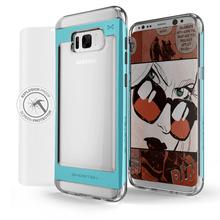 Load image into Gallery viewer, Galaxy S8 Plus Case, Ghostek® 2.0 Teal Series w/ Explosion-Proof Screen Protector | Aluminum Frame (Color in image: Teal)
