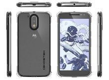 Load image into Gallery viewer, Moto G4 Case, Ghostek Covert Clear Series | Clear TPU | Explosion-Proof Screen Protector | Ultra Fit (Color in image: Peach)
