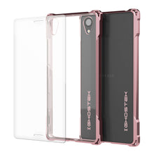 Load image into Gallery viewer, Xperia X Case, Ghostek® Covert Peach Seriesr | Clear TPU | Warranty | Screen Protector | Ultra Fit (Color in image: Peach)
