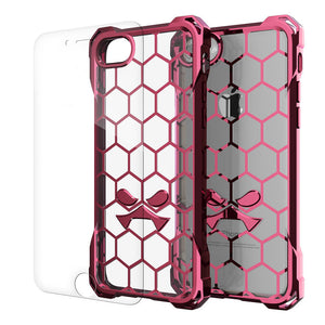 iPhone 7 Plus Case, Ghostek® Covert Peach, Premium Impact Protective Armor | Warranty (Color in image: peach)
