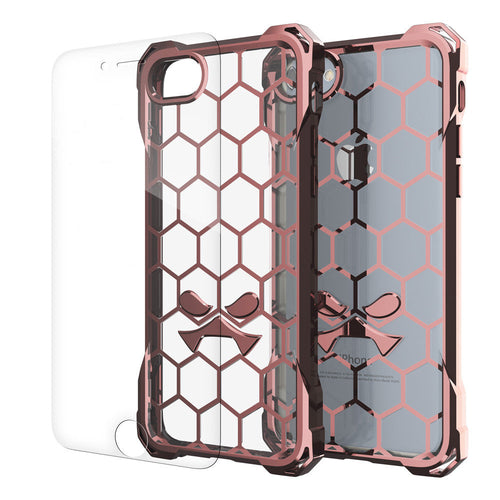 iPhone 7 Case, Ghostek® Covert Rose Pink, Premium Impact Protective Armor | Warranty (Color in image: rose pink)