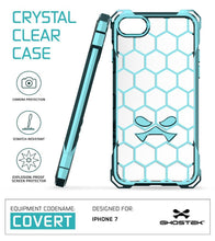 Charger l&#39;image dans la galerie, iPhone 8 Case, Ghostek® Covert Teal, Premium Impact Protective Armor | Lifetime Warranty Exchange (Color in image: rose pink)
