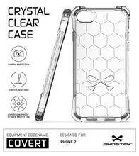 Load image into Gallery viewer, iPhone 8+ Plus Case, Ghostek® Covert Clear, Premium Impact Protective Armor | Warranty (Color in image: space grey)
