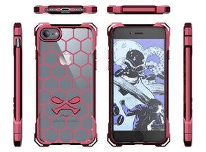 iPhone 7 Case, Ghostek® Covert Peach, Premium Impact Protective Armor | Lifetime Warranty Exchange (Color in image: clear)