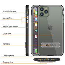 Charger l&#39;image dans la galerie, iPhone 12 Pro Case, PUNKcase [LUCID 3.0 Series] [Slim Fit] Protective Cover w/ Integrated Screen Protector [Black] (Color in image: Blue)
