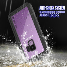 Charger l&#39;image dans la galerie, Galaxy S9 PLUS Waterproof Case, Punkcase [Extreme Series] [Slim Fit] [IP68 Certified] [Shockproof] [Snowproof] [Dirproof] Armor Cover W/ Built In Screen Protector for Samsung Galaxy S9+ [Teal] (Color in image: Purple)
