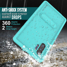Charger l&#39;image dans la galerie, PunkCase Galaxy Note 10+ Plus Waterproof Case, [KickStud Series] Armor Cover [Teal] (Color in image: Pink)

