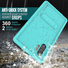 Load image into Gallery viewer, PunkCase Galaxy Note 10 Waterproof Case, [KickStud Series] Armor Cover [Teal] (Color in image: White)
