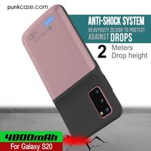 Load image into Gallery viewer, PunkJuice S20 Battery Case Rose - Fast Charging Power Juice Bank with 4800mAh (Color in image: Patterned Black)
