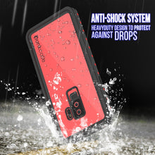 Charger l&#39;image dans la galerie, Galaxy S9 Plus Waterproof Case PunkCase StudStar Red Thin 6.6ft Underwater IP68 Shock/Snow Proof (Color in image: black)
