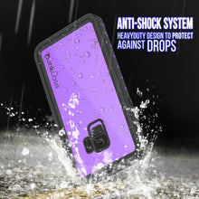 Charger l&#39;image dans la galerie, Galaxy S9 Waterproof Case PunkCase StudStar Purple Thin 6.6ft Underwater IP68 Shock/Snow Proof (Color in image: red)
