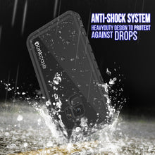 Load image into Gallery viewer, Galaxy S9 Waterproof Case PunkCase StudStar Black Thin 6.6ft Underwater IP68 Shock/Snow Proof (Color in image: red)
