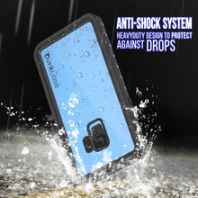 Load image into Gallery viewer, Galaxy S9 Waterproof Case PunkCase StudStar Light Blue Thin 6.6ft Underwater IP68 ShockProof (Color in image: red)

